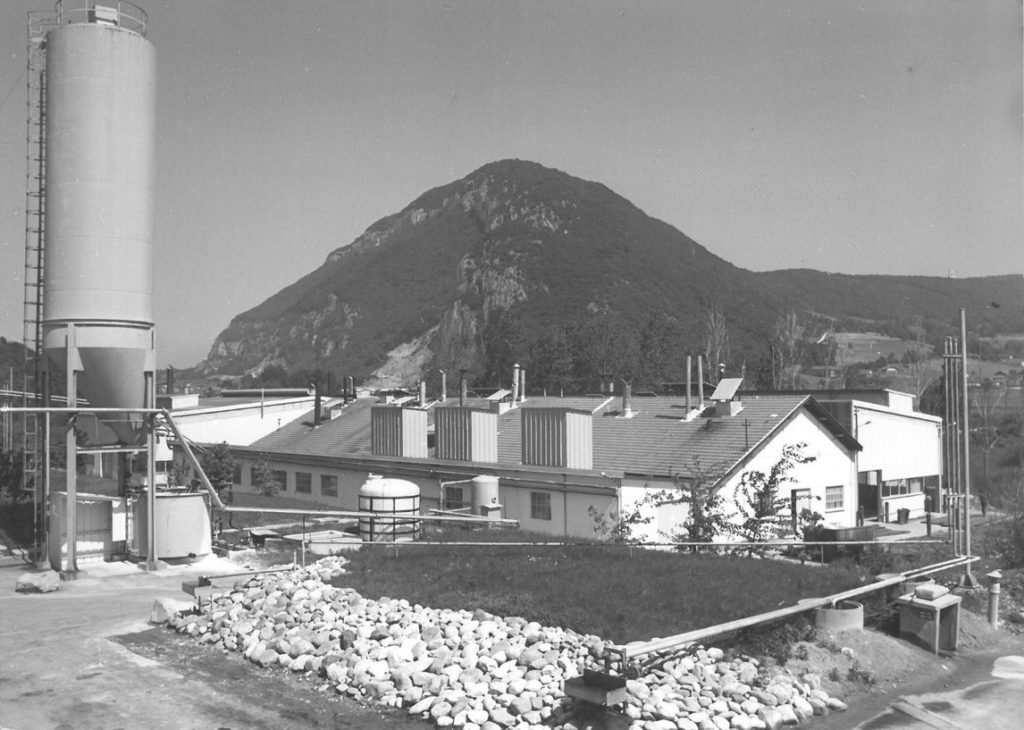 Baikowski Poisy plant in the 1950's