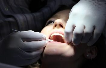 Dentist operation to illustrate bioceramics