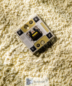 High power LED chip made with fine YAG powder