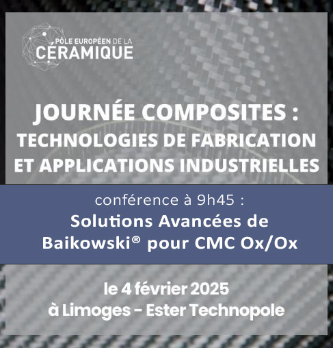 conférence sur les Solutions Avancées pour CMC Ox/Ox le mardi 4 février 2025