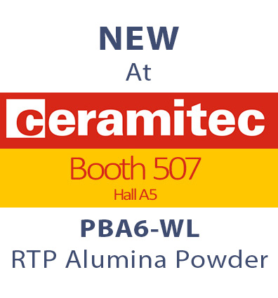 Ceramitec 2026: a New RTP Alumina at Booth A5-507