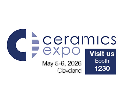 Visit us at Ceramics Expo 2026 in May #BOOTH 1230, Cleveland